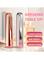 Mini AV 10-Speed Rechargeable Silicone Bullet Vibrator 100% Waterproof Rose Gold Wand Massager 10 Frequency Vibration Modes