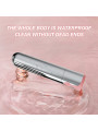 Mini AV 10-Speed Rechargeable Silicone Bullet Vibrator 100% Waterproof Rose Gold Wand Massager 10 Frequency Vibration Modes
