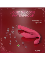Remote Control 12-Frequency Telescoped Kegel Ball Vibrator Strap-On G-Spot Masturbator Liquid Silica Gel for Sexual Enhancement
