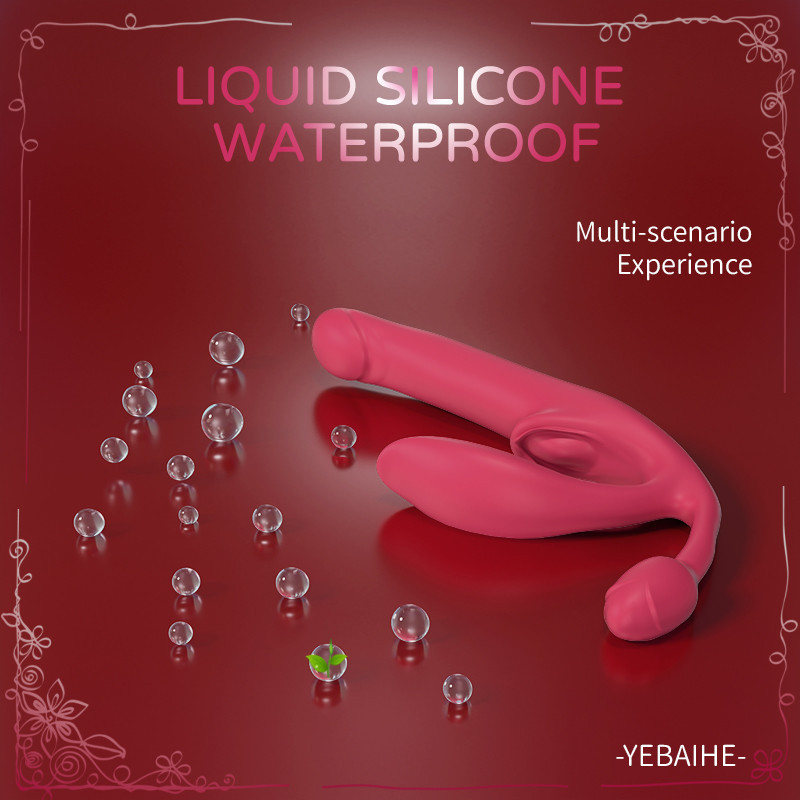 Remote Control 12-Frequency Telescoped Kegel Ball Vibrator Strap-On G-Spot Masturbator Liquid Silica Gel for Sexual Enhancement