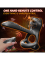 Reusable Medical Silicone Penis Ring for Male Delay Ejaculation 12 FREQUENCIES Vibration Feature