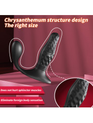 Remote Control Anal Sex Toy Vibrator with Prostate Massager Features Back Court Anal Plugin Sex Toys