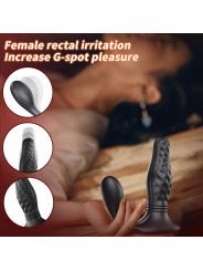 Remote Control Anal Sex Toy Vibrator with Prostate Massager Features Back Court Anal Plugin Sex Toys