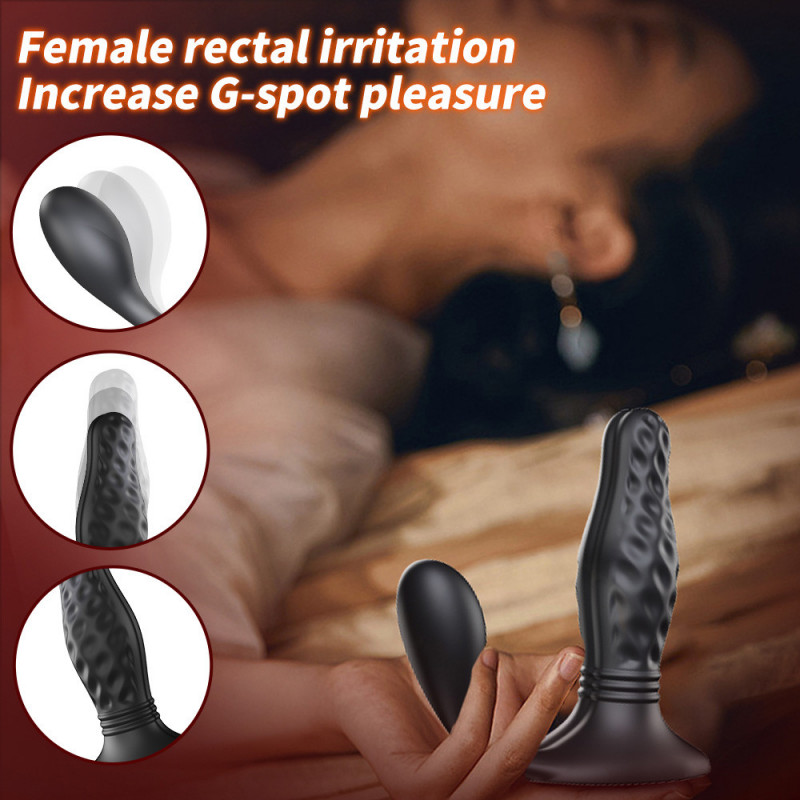 Remote Control Anal Sex Toy Vibrator with Prostate Massager Features Back Court Anal Plugin Sex Toys