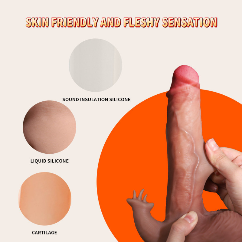 Wireless Remote Control Telescopic Dildos Liquid Silicone Sexual Toy with Realistic Feel Soft Masturbation Vibrating Toy Wireless Remote Control Telescopic Dildos Liquid Silicone Sexual Toy with Realistic Feel Soft Masturbation Vibrating Toy