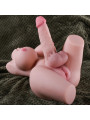 Realistic Silicone Ladyboy Male Sex Doll Big Ass Breast Vagina Anal for Male Toys Masturbation