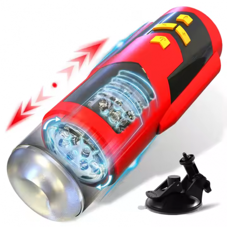 USB Rechargeable Male Masturbator Premium Telescopic Cup Soft Aircup Vagina Fully Automatic Sex Toy