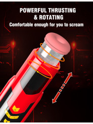 USB Rechargeable Male Masturbator Premium Telescopic Cup Soft Aircup Vagina Fully Automatic Sex Toy