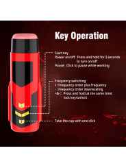 USB Rechargeable Male Masturbator Premium Telescopic Cup Soft Aircup Vagina Fully Automatic Sex Toy
