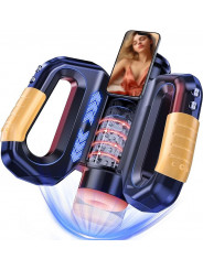 Hercules E-Sport High Quality Intelligent Telescopic Man Masturbator Rotary Sound Plane Sex Toy Magnetic Charger Cup Automatic
