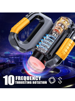 Hercules E-Sport High Quality Intelligent Telescopic Man Masturbator Rotary Sound Plane Sex Toy Magnetic Charger Cup Automatic