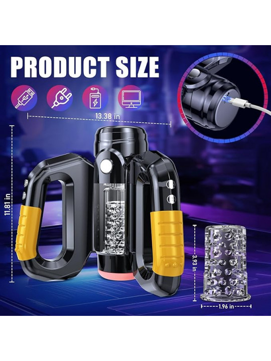 Hercules E-Sport High Quality Intelligent Telescopic Man Masturbator Rotary Sound Plane Sex Toy Magnetic Charger Cup Automatic Hercules E-Sport High Quality Intelligent Telescopic Man Masturbator Rotary Sound Plane Sex Toy Magnetic Charger Cup Automatic