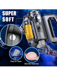 Hercules E-Sport High Quality Intelligent Telescopic Man Masturbator Rotary Sound Plane Sex Toy Magnetic Charger Cup Automatic