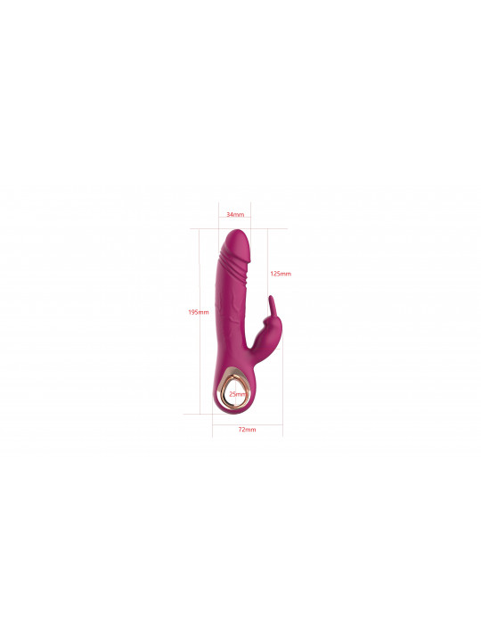 Women's G-Spot Rabbit Vibrator Automatic Thrusting Clitoris Stimulation 3-Frequency+7-Speeds Adult Masturbation Sex Toys Box