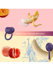 5-Frequency G-Spot Vibrator Cock Ring Penis Locker with Sperm Locking Feature Extend Sexual Moments Sex Toys