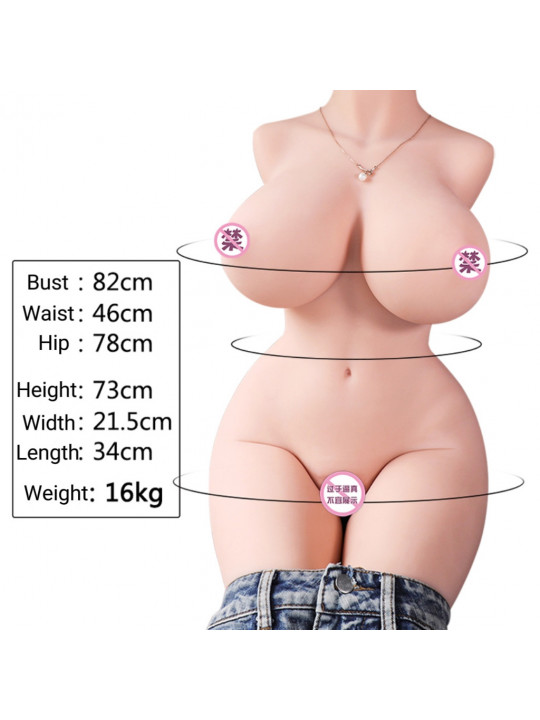 Realistic Silicone Male Sex Doll Masturbator Big Ass Breast Vagina Anal for Male Toys Masturbation High Quality Sex Doll for Men