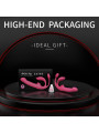 Remote Control 12-Frequency Telescoped Kegel Ball Vibrator Strap-On G-Spot Masturbator Liquid Silica Gel for Sexual Enhancement