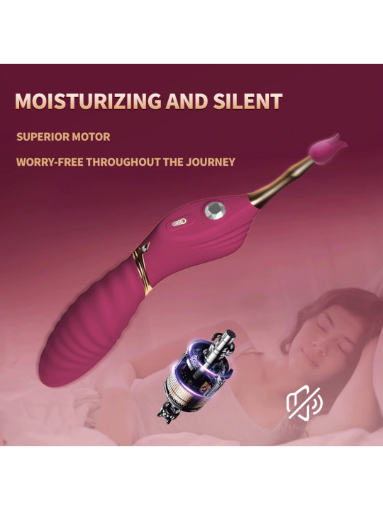 Women's Electric Shock Sex Toys Breast Sucking Vibrator Pen Full Body Massager for Adult Love Toy Foreplay Skin Stimulator