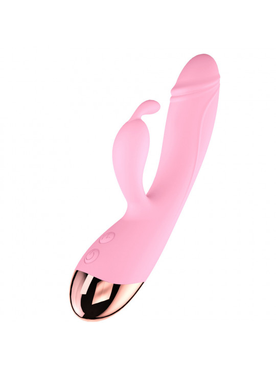 Silicone Female Av Sex Massager Vibrator with 10-Frequency Heating Adjustable Angles for Different Clitoral G-Spot Stimulation