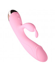 Silicone Female Av Sex Massager Vibrator with 10-Frequency Heating Adjustable Angles for Different Clitoral G-Spot Stimulation