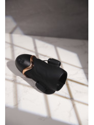 Adjustable Sizing Male Glans Silicone Masturbator Electric Shocking Vibrator Trainer