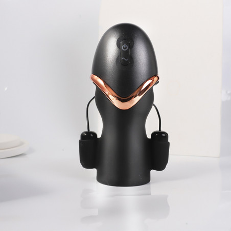 Rechargeable ABS Silicone Jet Cup Vibrator Masturbators Cup Product