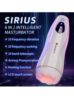 Automatic Telescopic Heating Adult Sex Toys Intelligent Touch Key Masturbator Cup for Male Pocket Pussy Design TPE Aircraft Cup