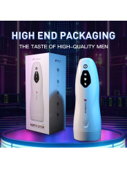 Automatic Telescopic Heating Adult Sex Toys Intelligent Touch Key Masturbator Cup for Male Pocket Pussy Design TPE Aircraft Cup