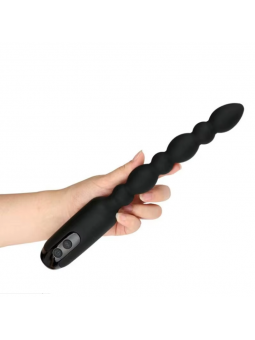 Unisex Silicone USB Charging Butt Plug Vibrating Anal Beads & G-Spot Stimulator Prostate Massager for Men & Women Anal Sex Toys