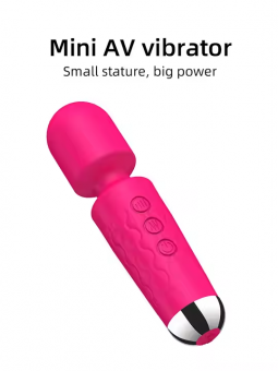 USB Rechargeable Mini AV Bullet Vibrator for Women 10 Frequencies G-Spot Stimulations Easy Carrying Female Masturbation Sex Toys