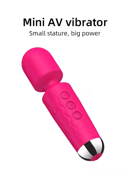 USB Rechargeable Mini AV Bullet Vibrator for Women 10 Frequencies G-Spot Stimulations Easy Carrying Female Masturbation Sex Toys
