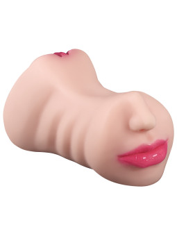 Realistic Male Masturbation TPE Sex Toys & Cups Silicone Doll with Vaginal Mouth Anal Features Pocket Pussy & Vagina