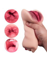 Realistic Male Masturbation TPE Sex Toys & Cups Silicone Doll with Vaginal Mouth Anal Features Pocket Pussy & Vagina