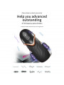 Adjustable Sizing Male Glans Silicone Masturbator Electric Shocking Vibrator Trainer