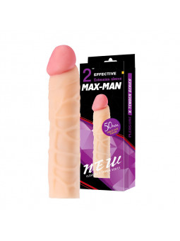 Reusable Adult TPE Cock Extender Sex Toys Soft TPE Male Penis Sleeve for Enlargement Strap-On Dildo with Dildo Pajamas